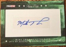 2007 Tristar Signa Cuts Autograph Mike Thomas Washington Redskins #’d 067/235