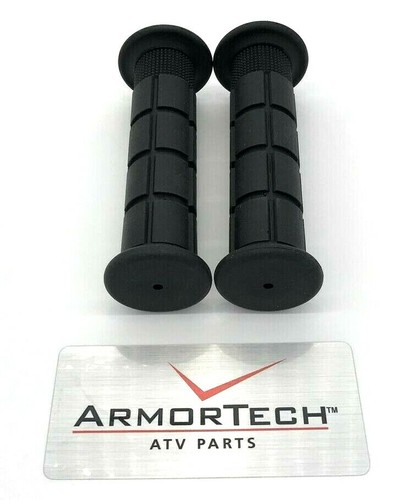 SUZUKI ATV 7/8" Handlebar Cushion Grips / Bars With Thumb Throttles 1985 - 2021 - Picture 5 of 8