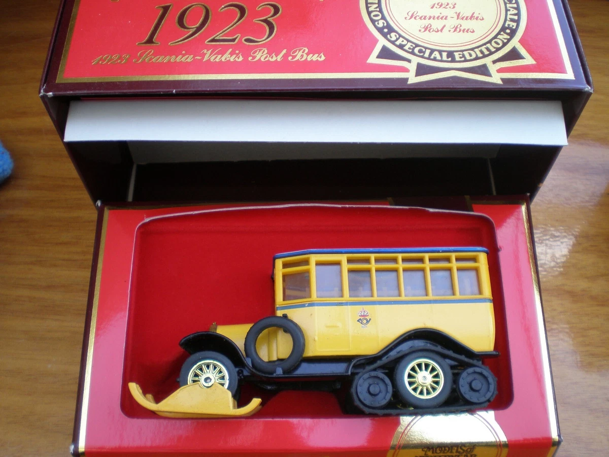 Matchbox Y16 - 1923 Scania Vabis Post Bus - Modèle Réduit Diecast, Multicolore