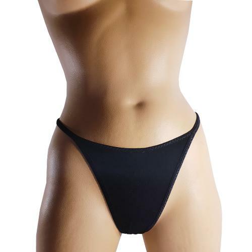 String Homme En PVC Noir Michelex MXP104 - Taille Unique élastique, Lavage à La Main