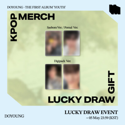 NCT 127 DOYOUNG the 1st ALBUM 청춘의포말 YOUTH LUCKY DRAW EVENT