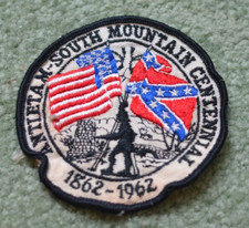 Civil War Centennial 1962 Reenactment patch Antitam South Mountain MD Maryland