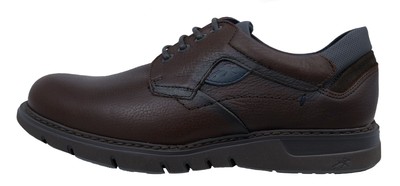Fluchos Celtic: Zapatos Hombre Marrón Piel Con Cordones Casual