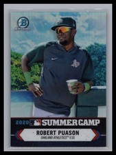 2021 Bowman Chrome #SC-7 Robert Puason 2020 Summer Camp Oakland Athletics