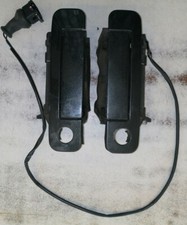 2X TÜRGRIFF AUßEN Links rechts LZ9U VULKANSCHWARZ AUDI A4 B5 4A0837205 4A0837206