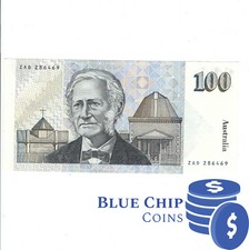 1991 $100 Johnstone Stone Paper BankNote Bank Note Good Condition