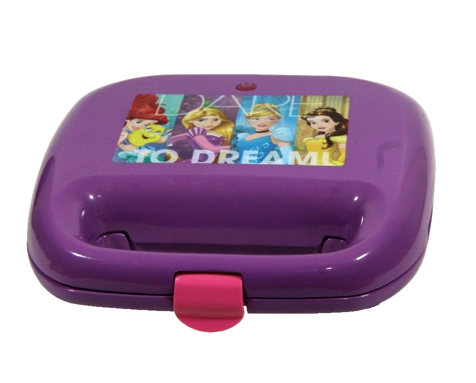 Disney Princess Crown & Castle Belgian Waffle Maker DP-2 in Purple Dare to Dream-image