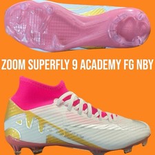 Nike Zoom Mercurial Superfly 9 Academy Fg Soccer FN6750 Men Size 4Y/Fits Wmn 5.5