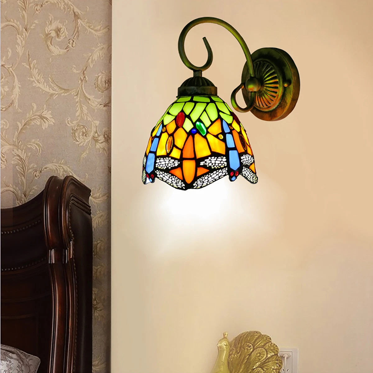 Tiffany style wall lights deals