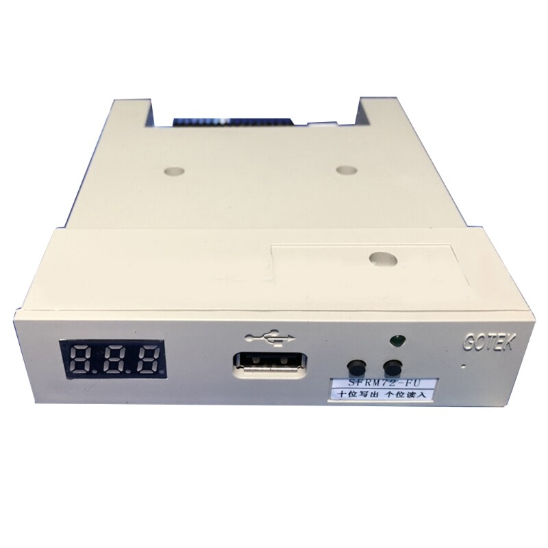 USB Floppy Disk Reader 3.5in External Portable 720KB FDD Diskette-image