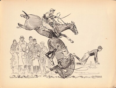 Double Fall Bechers Stanley Chase 1928 Proof Plate by Paul Brown