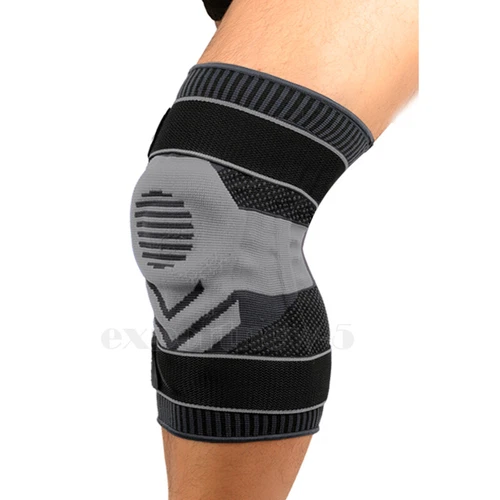 Knee Brace Compression Sleeve Support with Gel Pad Side Stabilizers Patella Wrap - Picture 19 of 57