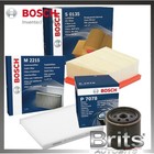SERVICE KIT for Ford Fiesta 1.6 ST MK7 B299 2012-2018 Bosch Cabin Oil Air Filter