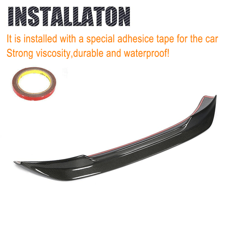 Para Toyota 86 Subaru BRZ 2012-2018 CARBONO REAL maletero trasero maletero alerón labio - Imagen 10 de 12