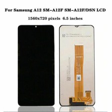 Black LCD Display Touch Screen Digitizer Replacement For Samsung Galaxy A12 A125