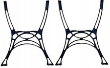 Bankbeine 2x Bein zur Friedhofsbank Gusseisen Retro Bankkufen Bankgestell