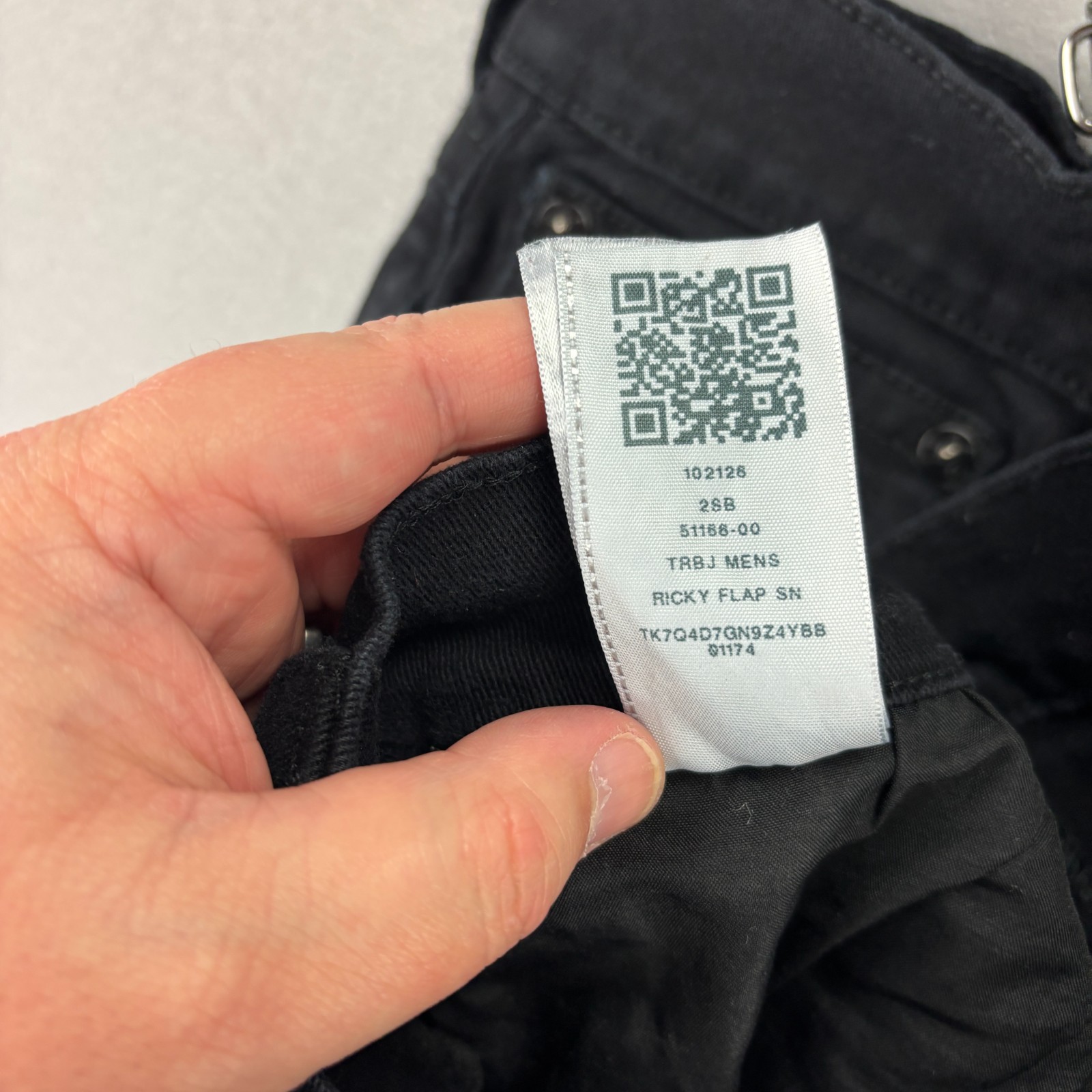 True Religion Ricky Relaxed Straight Black Jeans Mens Actual 40x32 | Tag 42x32 thumbnail 21