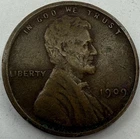 1909 VDB Lincoln Wheat Cent Exact Coin Imaged #LWC2821