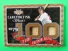 2024 Leaf Lumber ##THR-15 HOF Carlton Fisk Dual Game Used Bat 8/20 SSP F0639