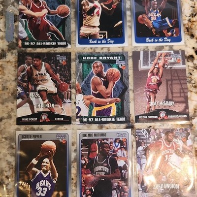 Basketball Rookies 1996-97 All-Rookie Team Lot 9 Kobe Bryant Duncan McGrady