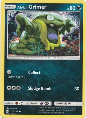 Alolan Grimer - 127/236 - Common - Near Mint