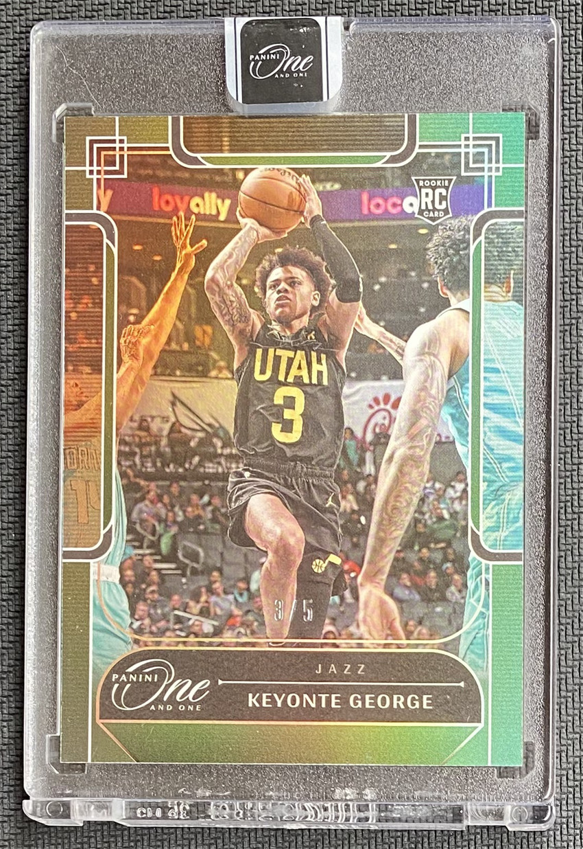 2023-24 Panini One And One Basketball Keyonte George RC Rookie Green 3/5
