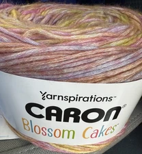 Caron Blossom Cakes Yarn In Tropical Blooms, NEW