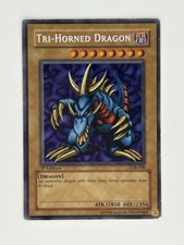 Tri-Horned Dragon LOB-000 The Legend of Blue Eyes White Dragon 1st Edition MP