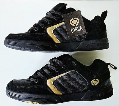Circa Skate Shoes  Black/Gold Men's US Size 13