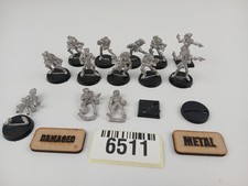 Games Workshop Blood Bowl Wood Elf Team Models Metal Vintage