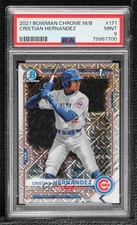 2021 Bowman Chrome Mega Box Mojo Refractor Cristian Hernandez PSA 9 MINT 0q4s