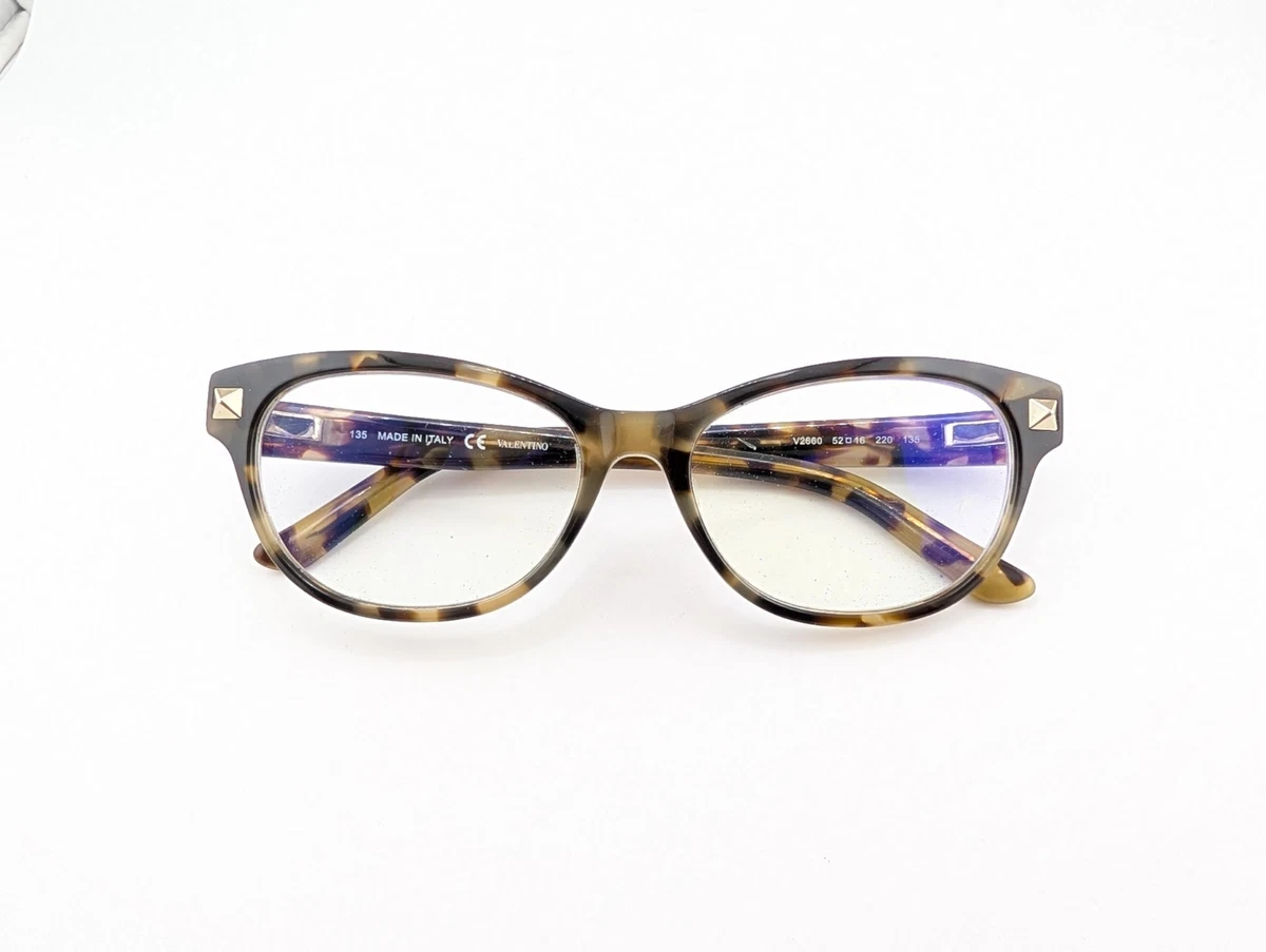 Valentino Brown Metal Eyeglass Frames for sale | eBay display picture 1