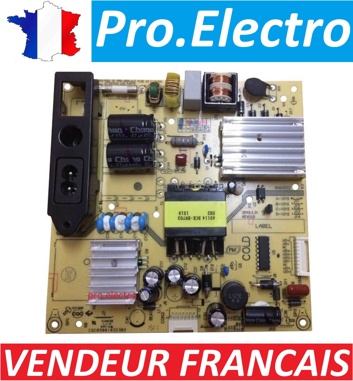 Alimentation de rechange TV Thomson pour réparer carte 81-PB