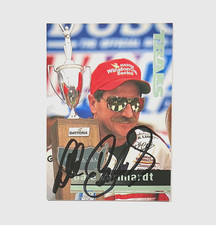 Dale Earnhardt NASCAR 1995 Traks #27 Autographed Signed