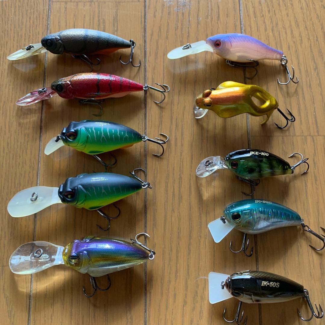 Price reduction, bass fishing retirement, 90 hard lures set (opened), Megabass, - Image 7