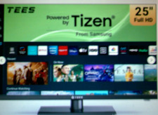 25 inch FHD Smart TV, Tizen OS 1080P Television, Full HD Central Stand with Netf