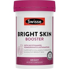 Swisse Beauty Bright Skin Booster Nicotinamid Glutathion Vitamin C 60 Kapseln
