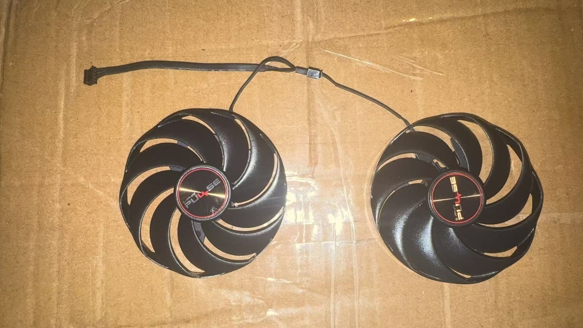 ぷりん GPU Replacement Cooler Cooling Fan For Sapphire Pulse RX 6600 6600
