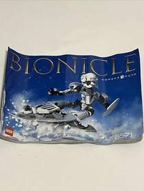 LEGO Bionicle Toa Kopaka Nuva 8571+Book, Complete
