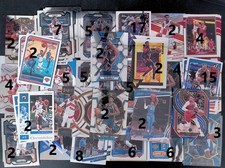 (134) CARD RC + BASE LOT RJ Barrett New York Knicks Basketball NBA