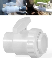 For Hayward Pool Pump, Filter SP0722S PVC 1-1/2" Slip 2-Way Trimline Ball Valve