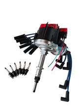 Distributor + Spark Plug + Wire GM C5000 6000...
