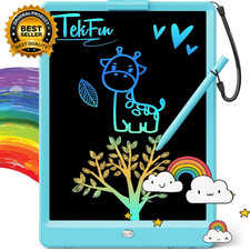LCD Writing Tablet for Kids, 10-Inch Coloring Drawing Pad, Mess Free Doodle Boar