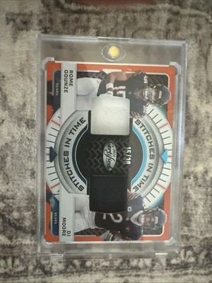 2024 Panini Certified Stitches in Time Dual D.J. Moore, Rome Odunze #SITD-ROEDME