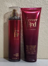 Bath & Body Works Forever Red Mist and Cream (2pc set)