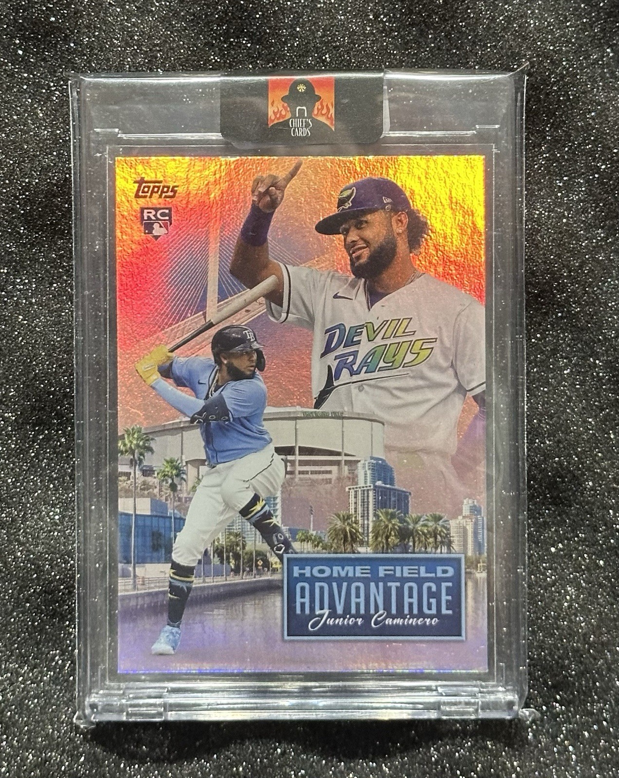 2024 Topps Update Series - Home Field Advantage Junior Caminero #HFA-31 (RC)