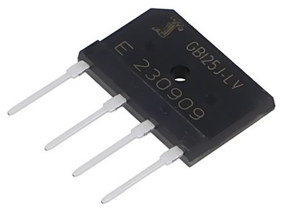 GBI25J-LV Brückengleichrichter: einphasig ur max: 600V If: 25A Ifsm: 325A DIOTEC
