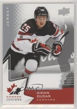 2020-21 Upper Deck Team Canada Juniors Men's U-20 Jerseys Aidan Dudas #41 0a2