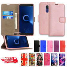 Flip Wallet Case For Alcatel 1V 1 3 3V 3L 3C 5 7 A5 A7 Pixi 3 4 Pop 4+ Cover