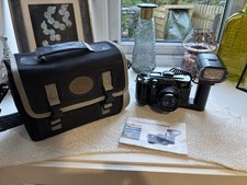 Nokina Beginners 35mm Film Camera Detachable Flash Case - Untested